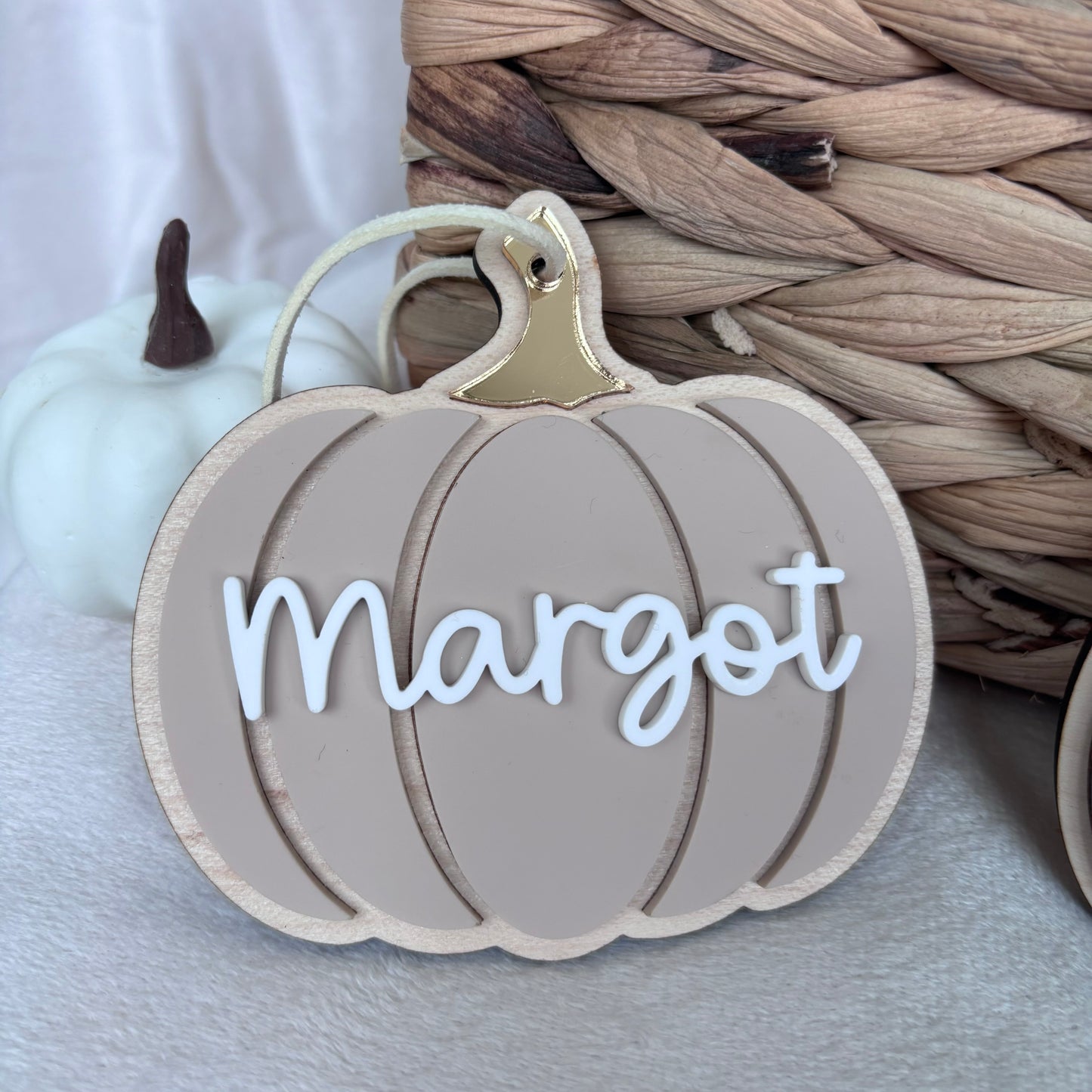 Personalised Pumpkin Tag