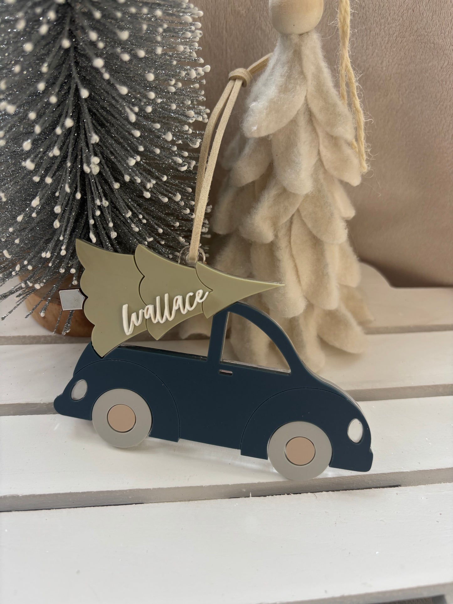 Driving home for Christmas Car Bauble