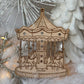 Carousel Wooden Tree Ornament