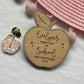 First Day of School Personalised Apple Badge