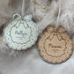 Personalised Christmas Wreath Bauble