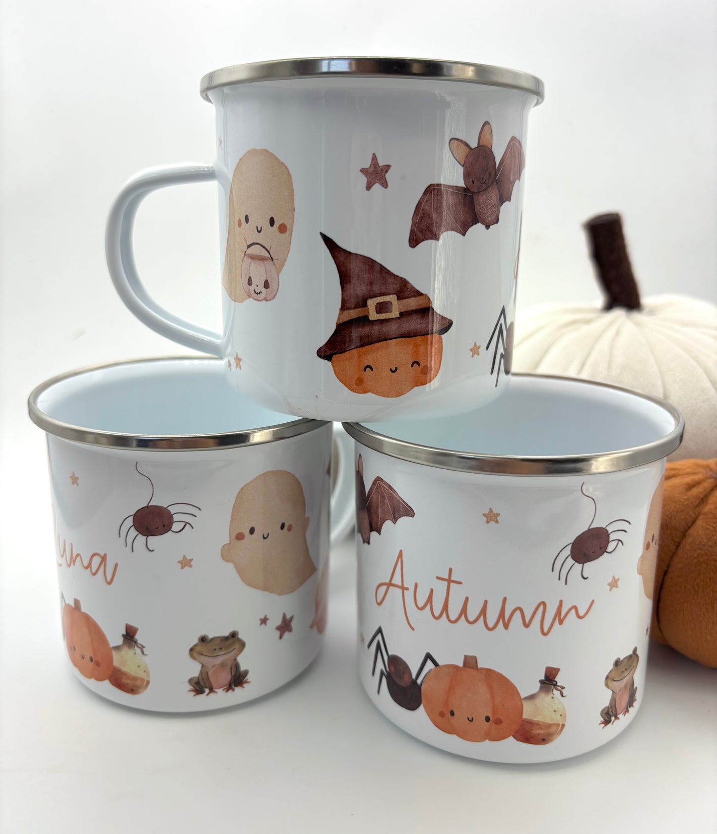 Halloween Cute Pumpkin Mug & Treat bag