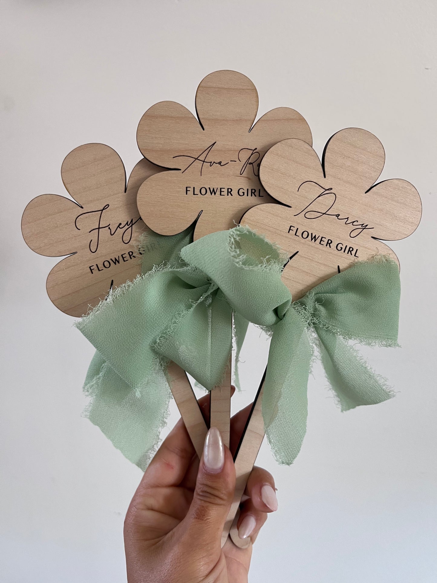 Personalised Bridesmaid or Flower Girl Wedding Wand