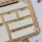 Personalised First Day of School Board - Bows