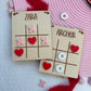 Personalised Valentines Tic Tac Toe