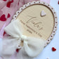 First Valentine’s Day Personalised Plaque