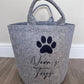Personalised Pet Storage Trug