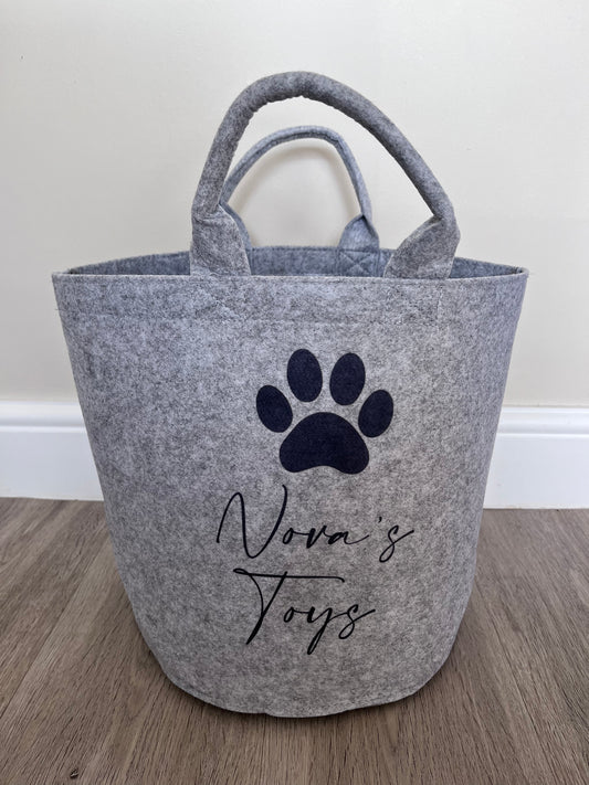 Personalised Pet Storage Trug