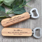 Personalised Godparent Proposal Gift Engraved  Bottle opener