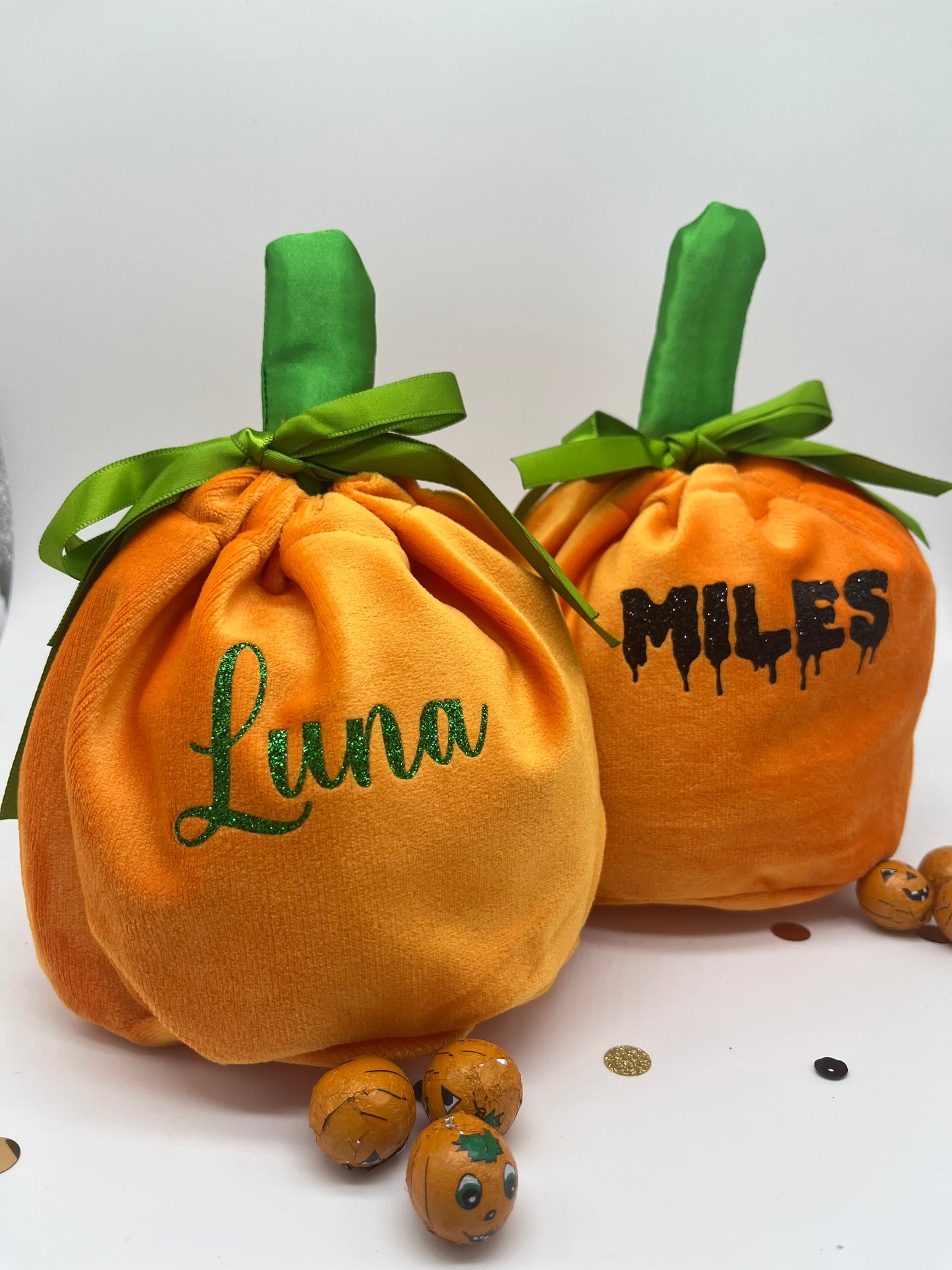 Personalised Pumpkin Treat Bags