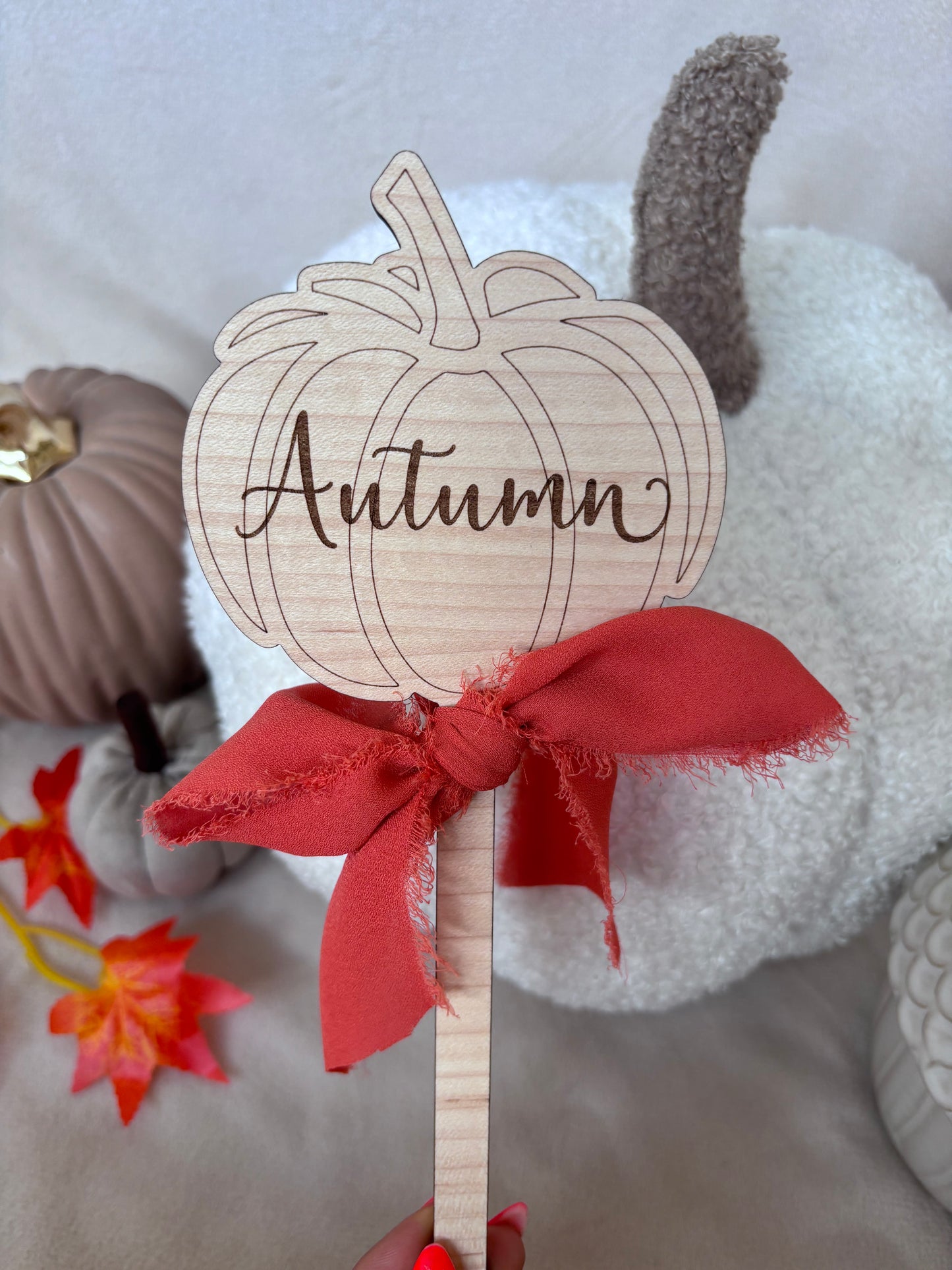 Personalised Pumpkin Wand