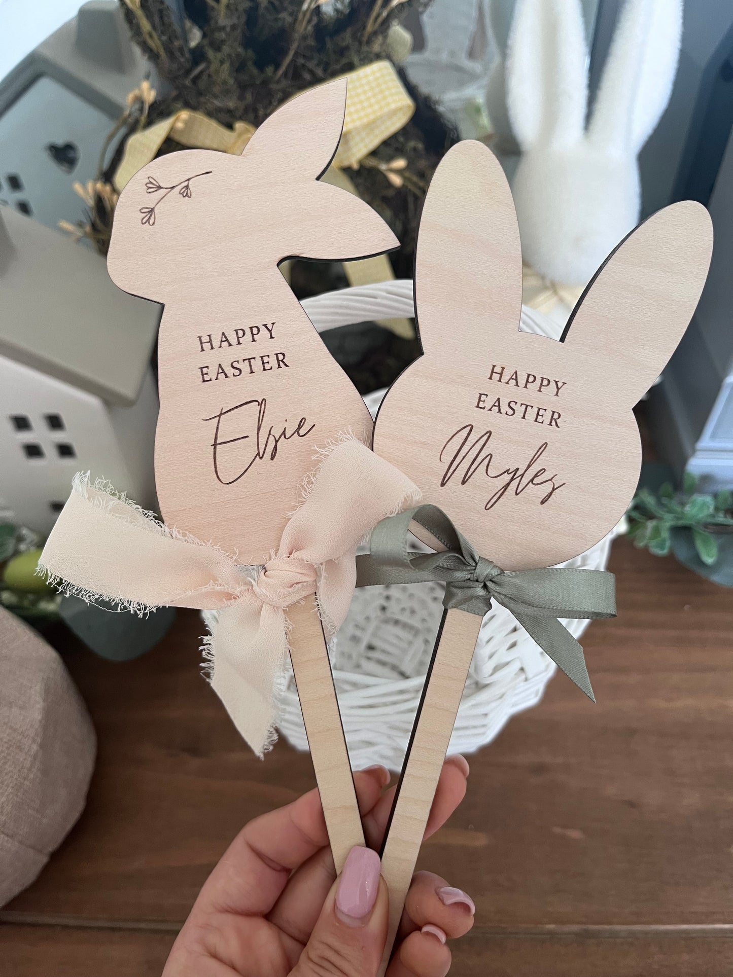 Easter Bunny Head Wand