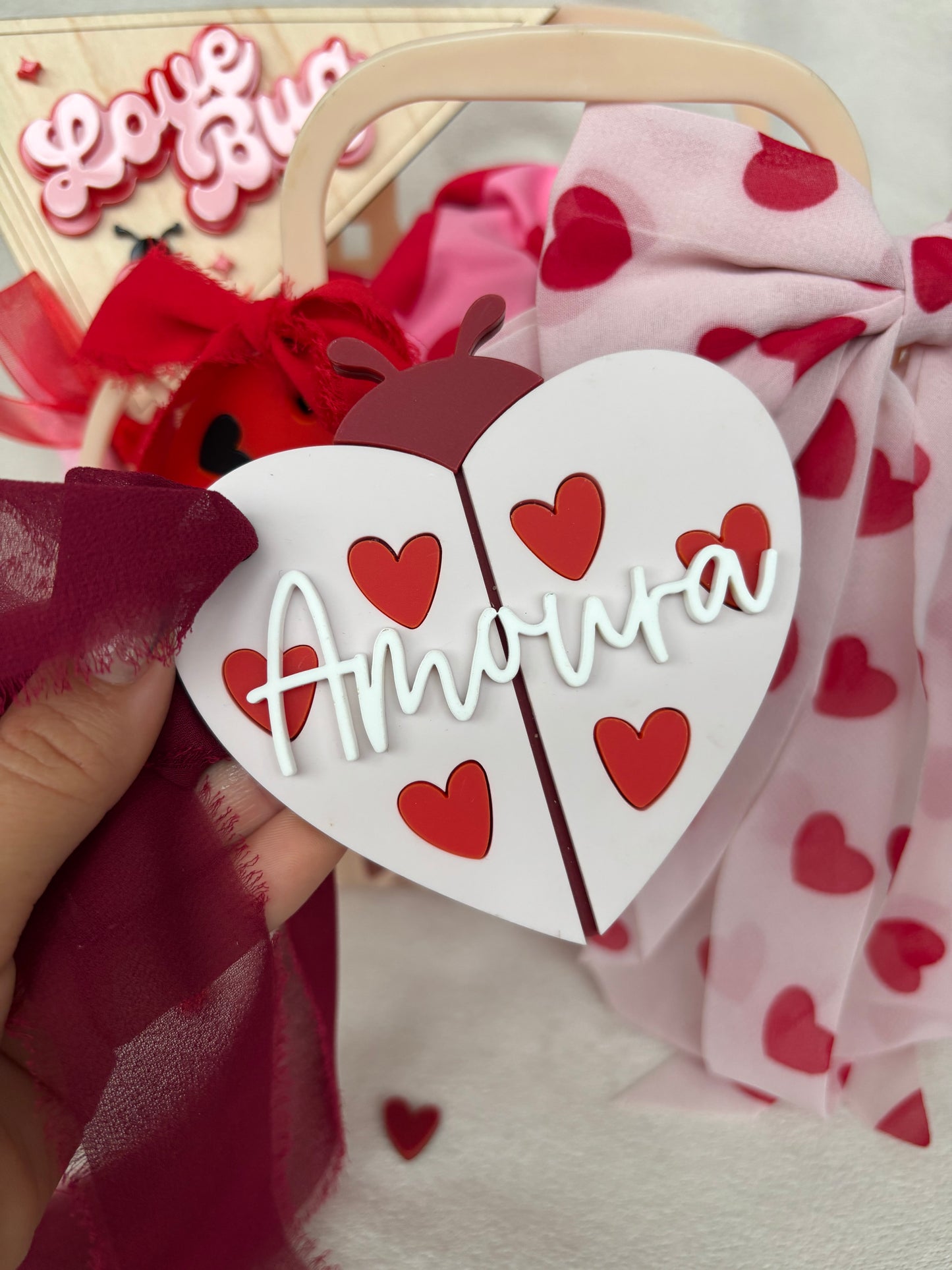 Heart Love Bug Tag