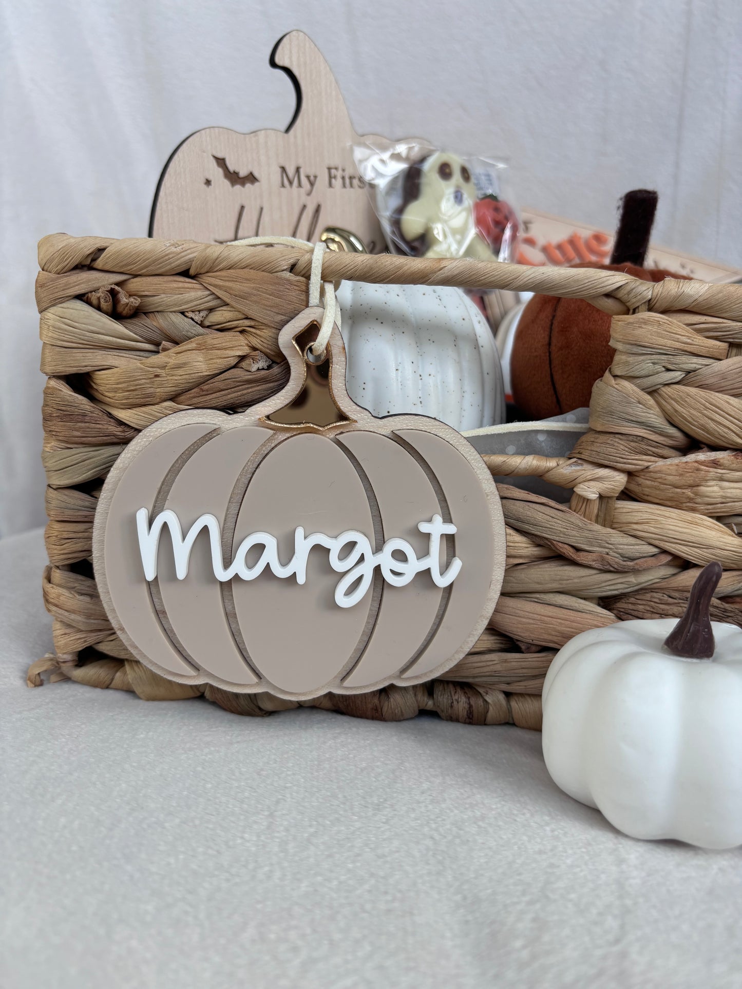 Personalised Pumpkin Tag