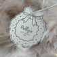 Personalised Christmas Wreath Bauble