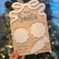 Santa’s Christmas Eve Treat Board - Bow Design
