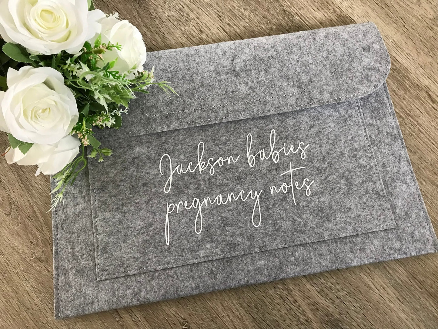 Personalised Pregnancy Document Folder