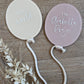 Personalised Acrylic Balloon Plaque