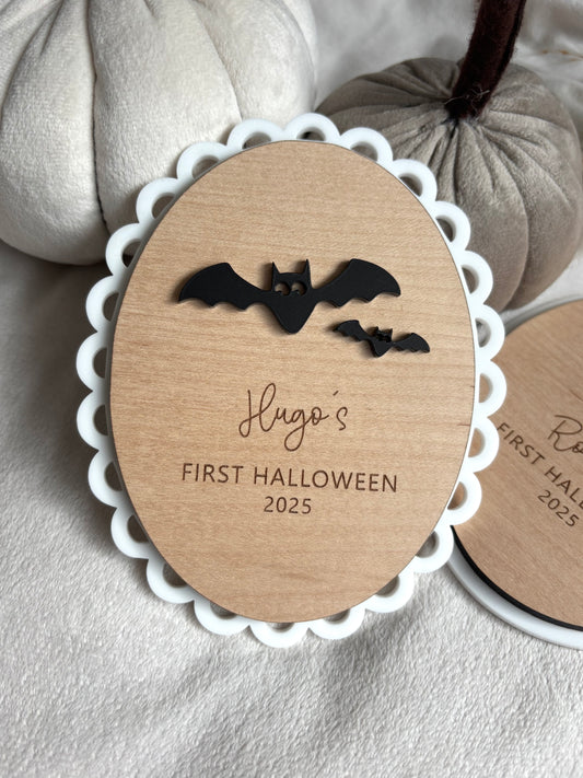 My First Halloween Plaque