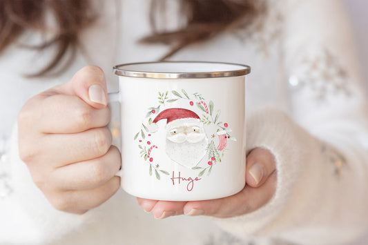 Personalised Santa Mug & Treat Bag