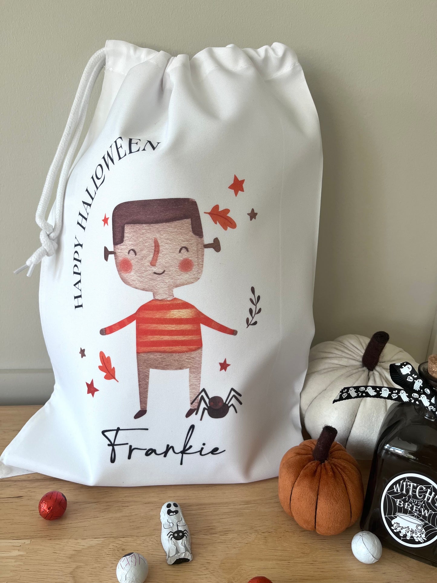 Personalised Halloween Sack