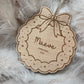 Personalised Christmas Wreath Bauble