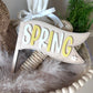 Spring Wooden Flag