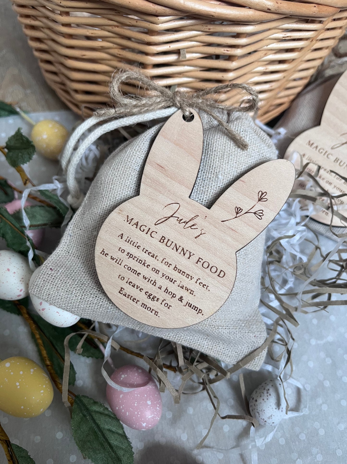 Personalised Magic Easter Bunny Food