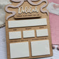Personalised First Day of School Board - Bows
