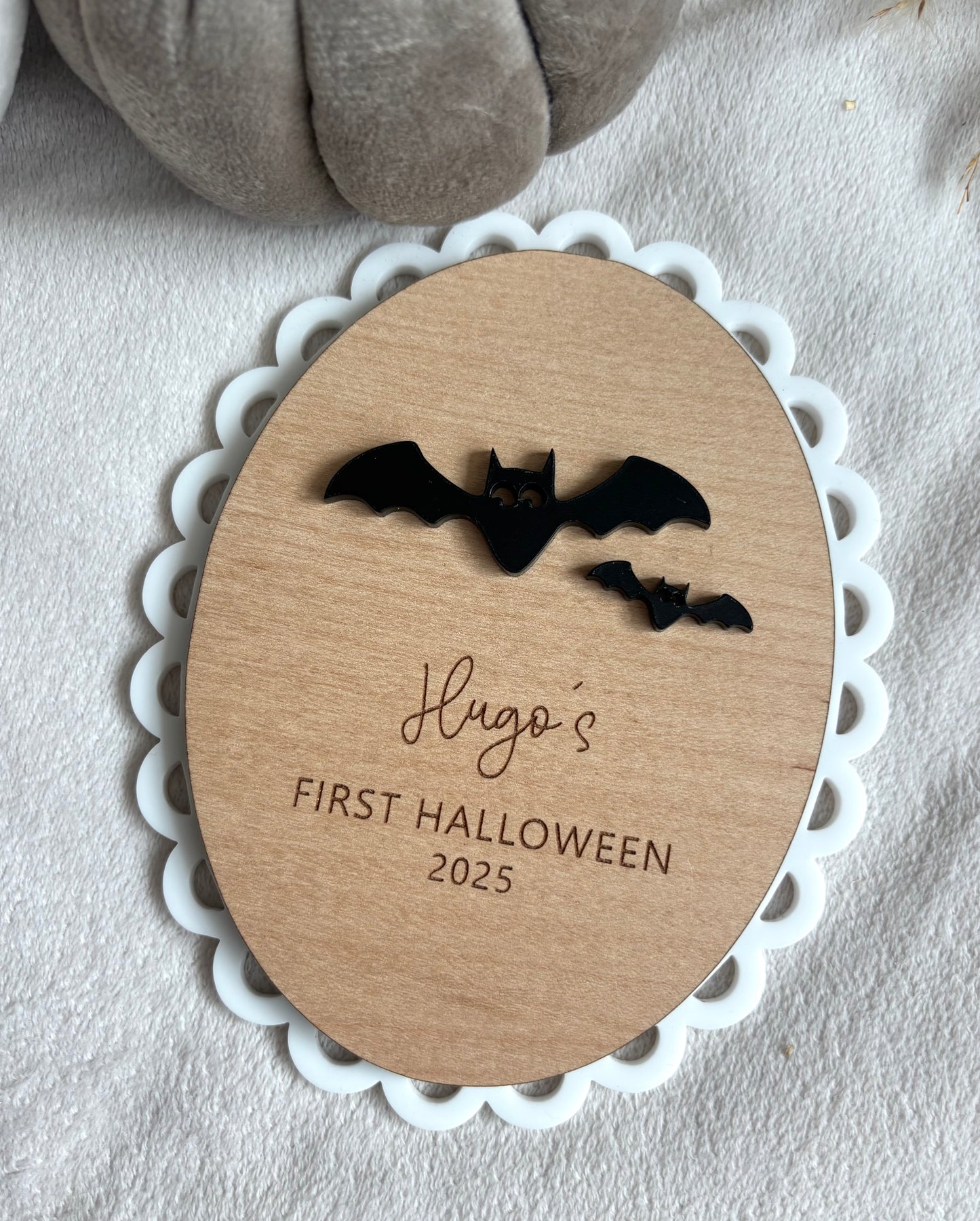 My First Halloween Plaque