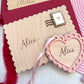 Valentines Scallop Heart Tag