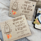 Father’s Day Love you to the Moon FingerPrint Magnet Gift