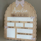Personalised First Day of School Board - Bows