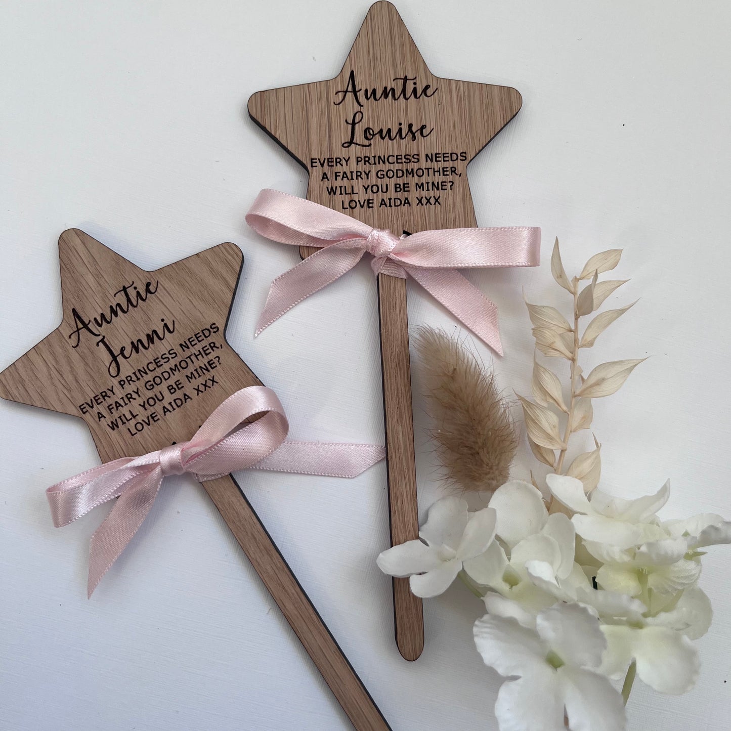 Personalised Fairy Godmother Proposal Wand