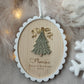 First Christmas Photo Plaque & Bauble - Christmas Tree