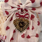 Gold Locket Heart Tag