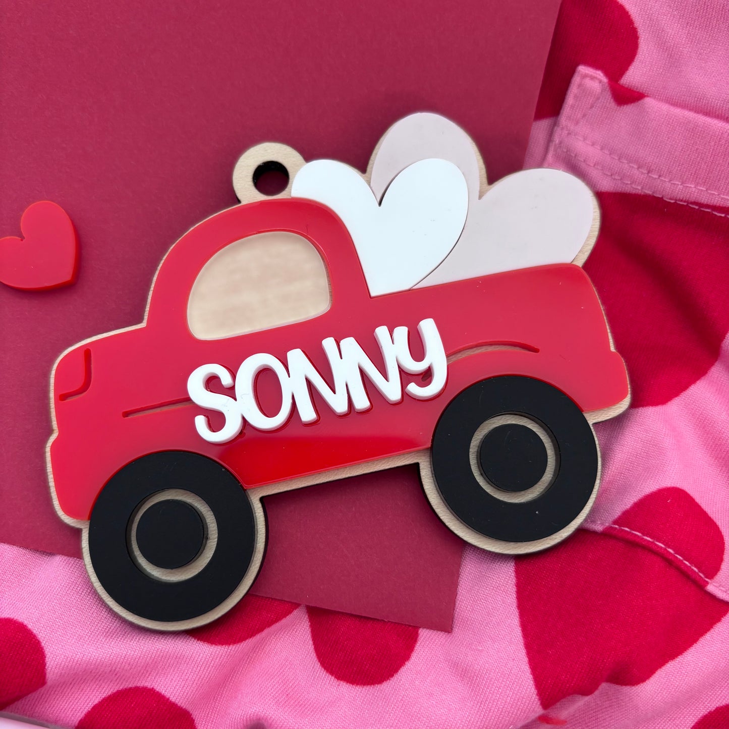 Personalised Love Truck Tag