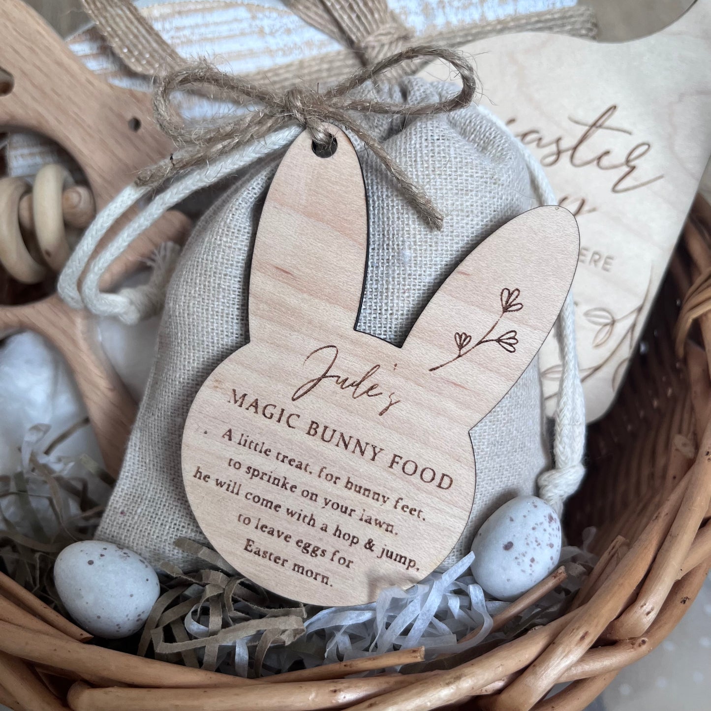 Personalised Magic Easter Bunny Food