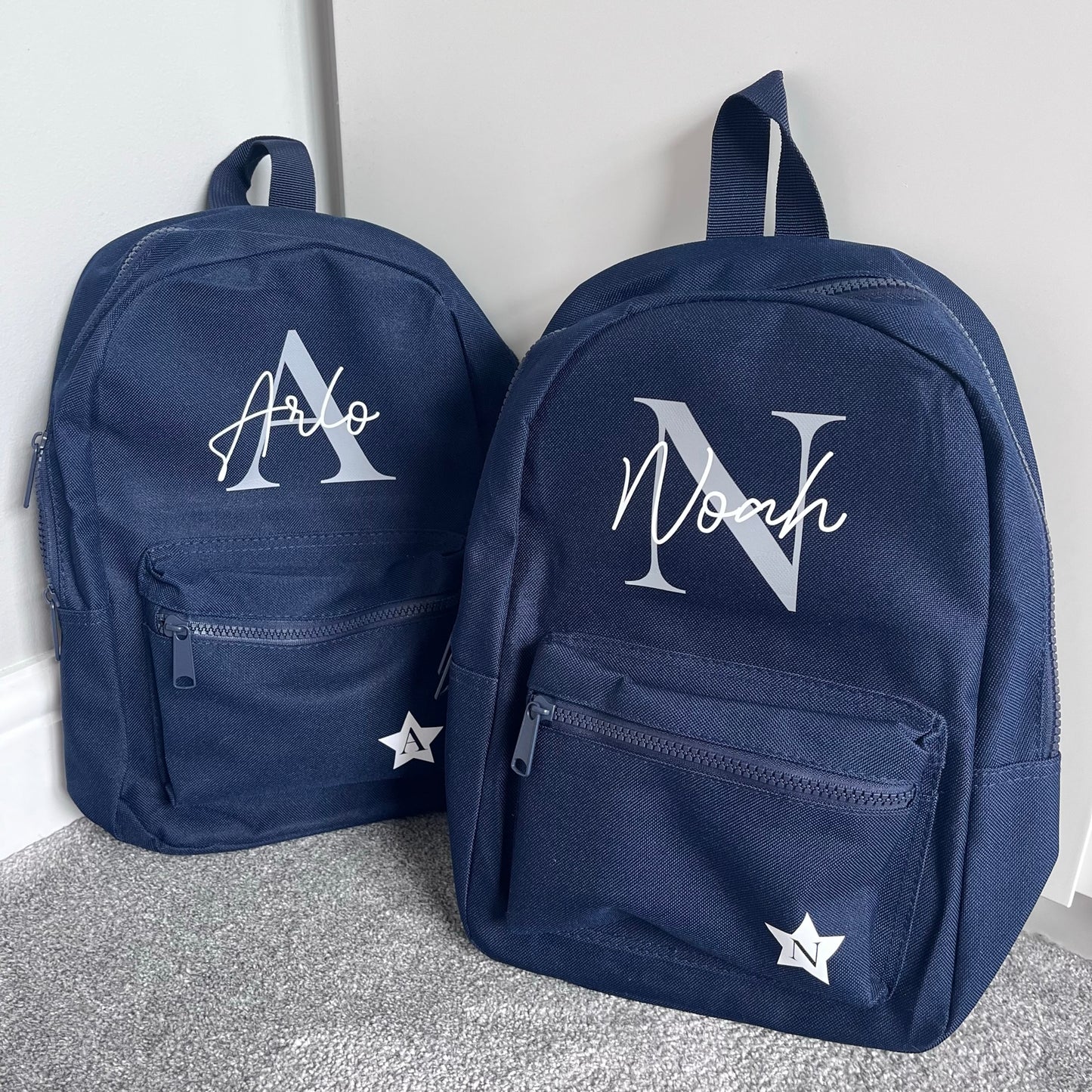 Personalised Kids Rucksack Star