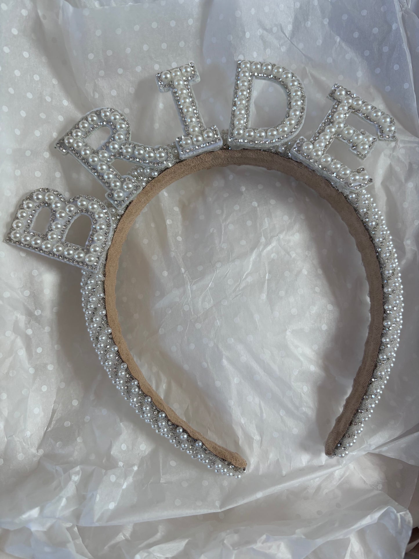 Bride Pearl Headband