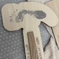 Father’s Day Footprint Hammer Plaque