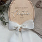 My First Christmas Personalised Plaque - Oval