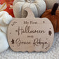 Personalised Pumpkin Keepsake