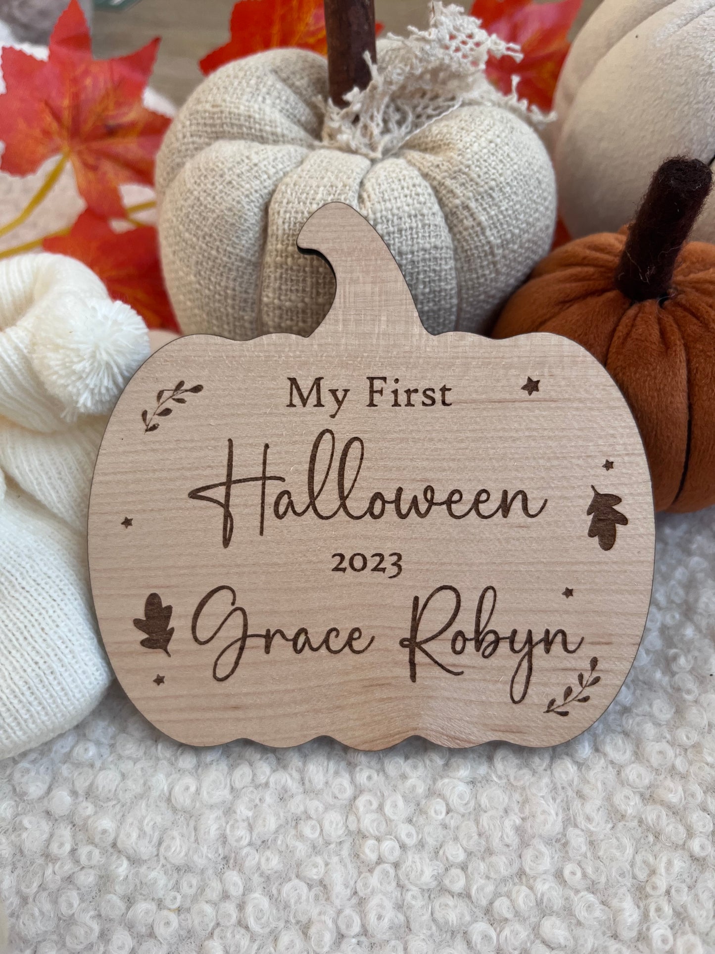 Personalised Pumpkin Keepsake