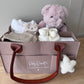 Personalised Changing Caddy - Beige