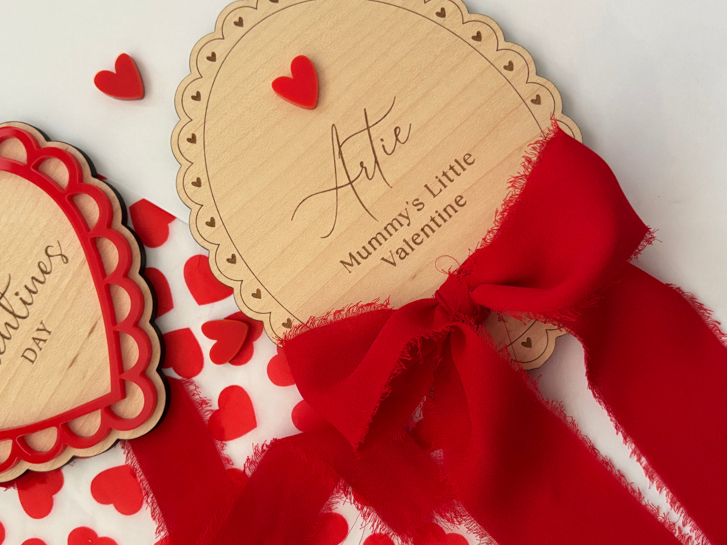 First Valentine’s Day Plaque