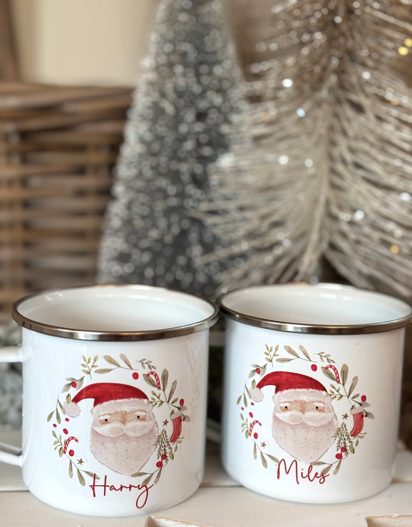 Personalised Santa Mug & Treat Bag