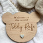 Teddy Name Announcement Plaque