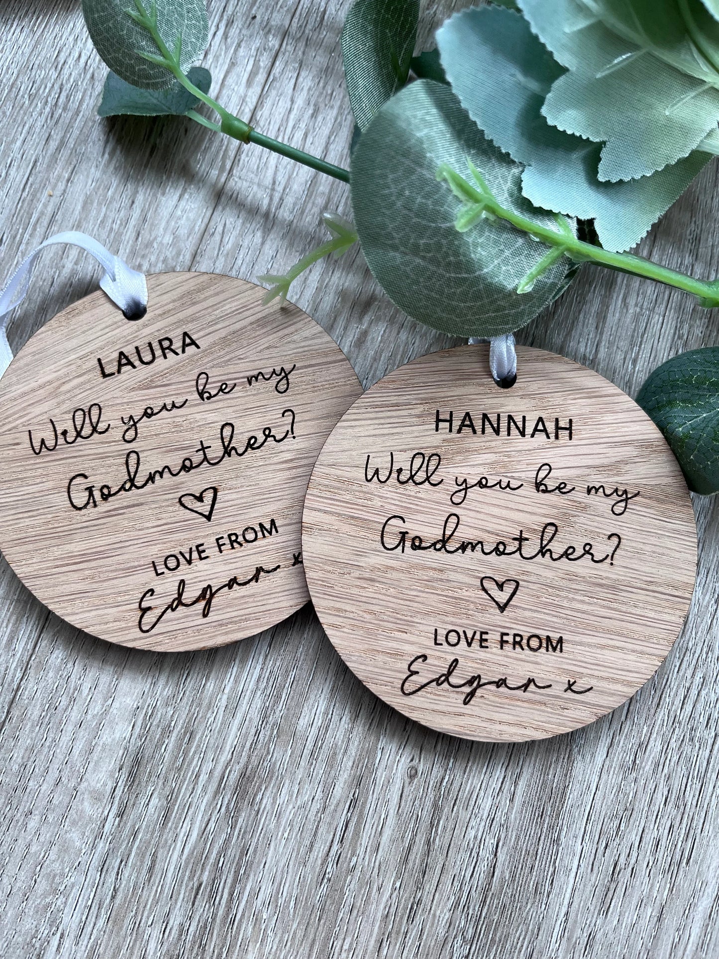 Personalised Godparent Proposal Gift