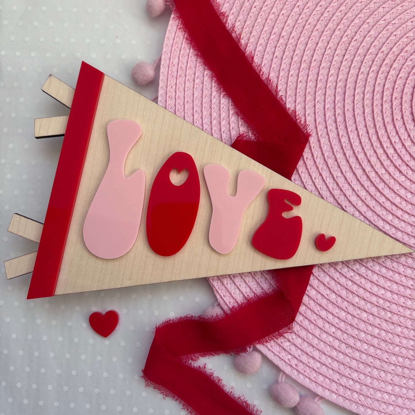 Valentines Love Pennant